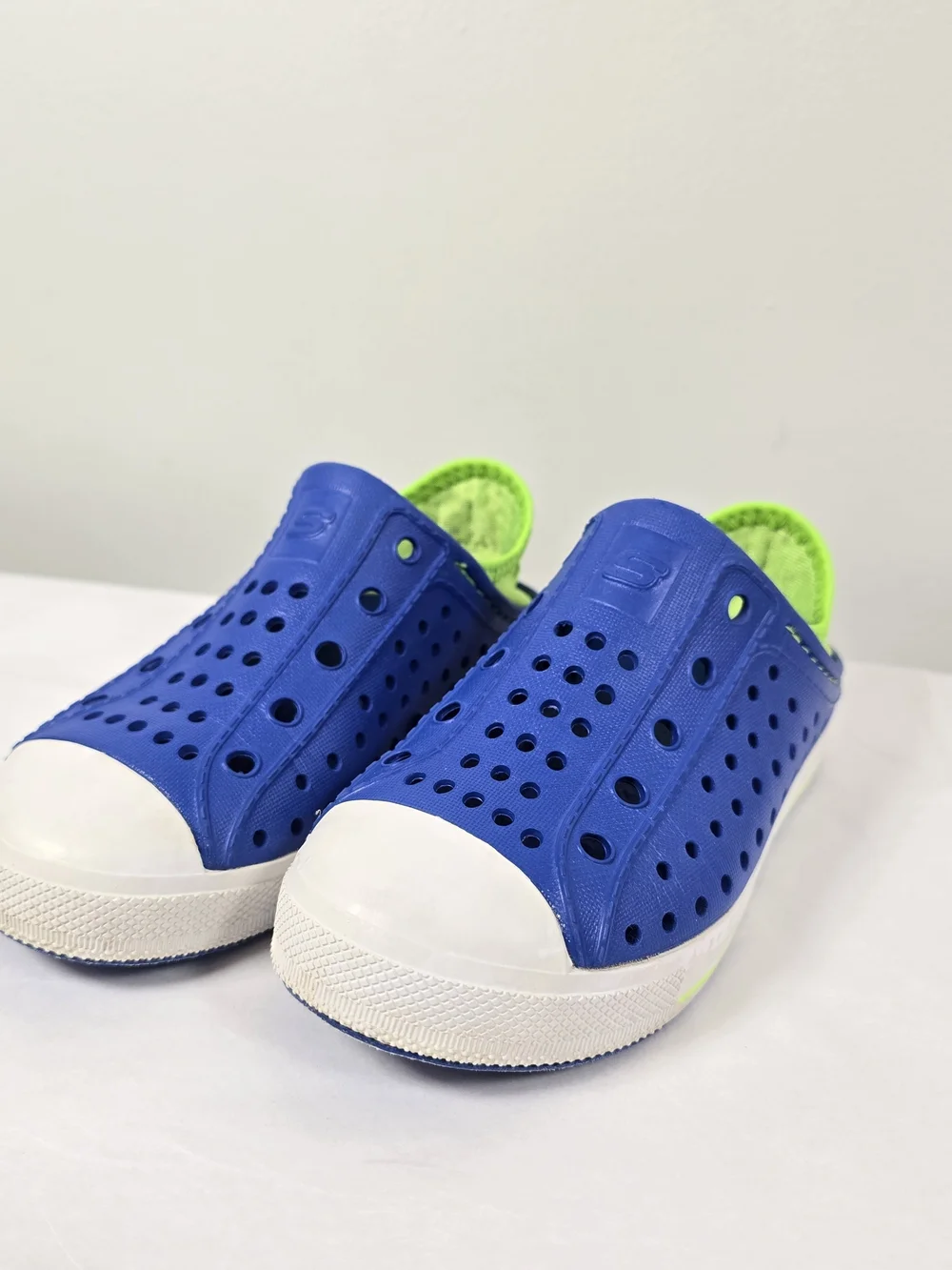Skechers Kids Blue Slip-On Water-Friendly Sneakers